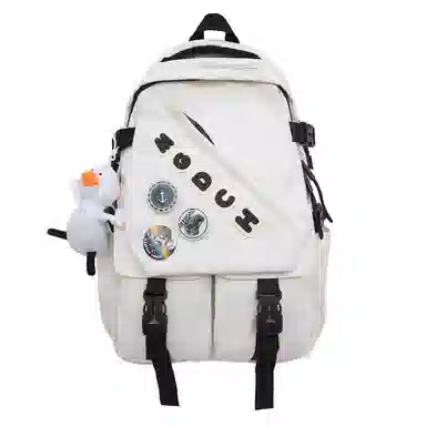 巴朗熊  初中生大容量韩版高中大学生 背包双肩包 尼龙 男女同款情侣款 多色