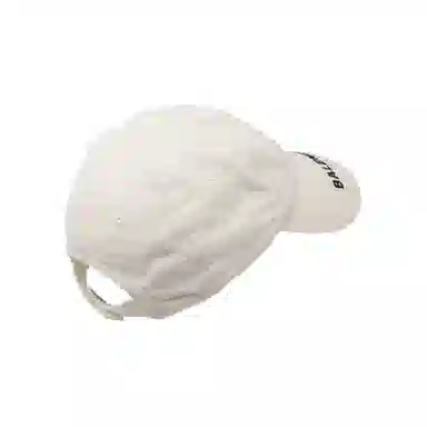 Balenciaga Logo Baseball Cap White