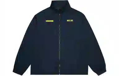 SIMPLE RIMLESS Coach Jacket Navy