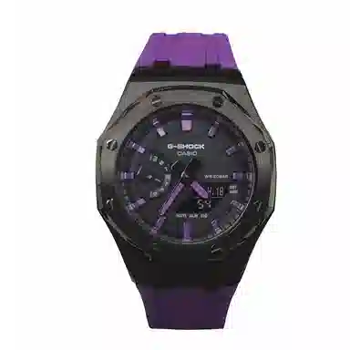Casio GA-2100 Black Purple Samurai