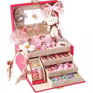 益米 小皮筋发夹 发饰发圈公主礼盒套装 可爱 玩具