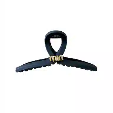 水中玉 黑色抓夹女大号后脑勺鲨鱼夹盘发发抓高级感气质发卡 发夹 女款