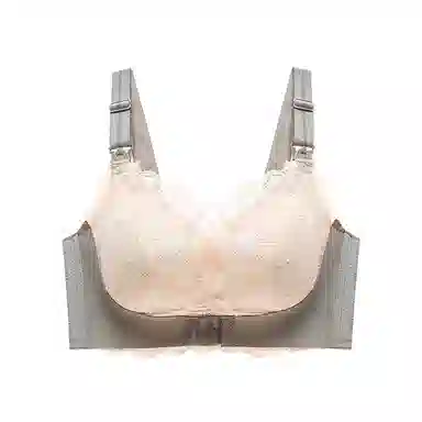 莫代尔 无痕透气亲肤哺乳内衣大胸显小薄款收副乳防下垂聚拢产后喂奶专用大码孕妇文胸 女款