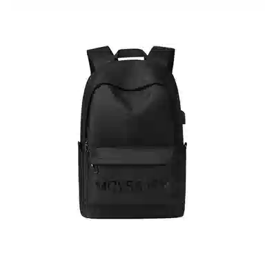 木村耀司 休闲运动简约百搭大容量通勤潮流多功能旅游运动多口袋 牛津纺 电脑包旅行包书背包双肩包 常规 男款 黑色/灰色