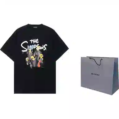 Balenciaga x The Simpsons T-Shirt Black
