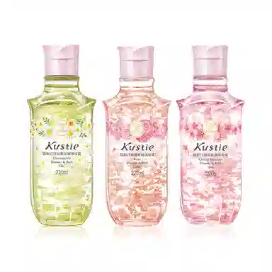 蔻斯汀 樱花花瓣香氛沐浴露洗发水系列 明星同款  蓬松控油 持久留香 清洁保湿滋润伴手礼 清新舒缓 学生小瓶容量组合套装
