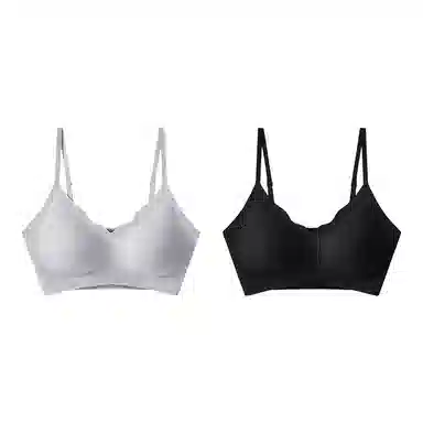 Huggy Kissy Thin Jelly Soft Support Bra 2-Pack