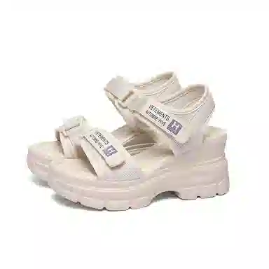 金丝兔 网布 潮流时尚舒适百搭厚底 沙滩凉鞋 女款