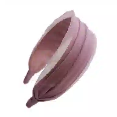 左欧 夏天宽边肌理纱质感气质压发 透气碎发 发箍 女款