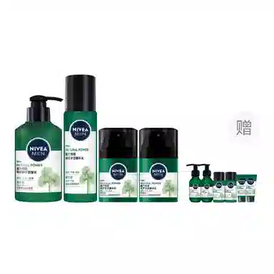 妮维雅 男士积雪草回血瓶植力抚纹 护肤套装 修护补水保湿滋润抗氧化