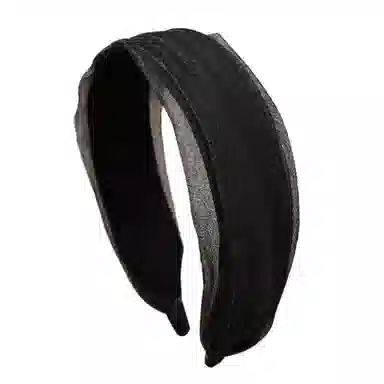 左欧 夏天宽边肌理纱质感气质压发 透气碎发 发箍 女款