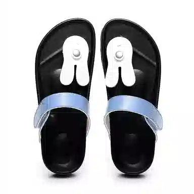 果洛菲 外穿夹脚凉鞋时尚潮流防水沙滩鞋可爱米奇人字拖鞋 女款