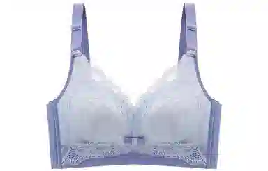 浪莎 拼接无钢圈聚拢文胸