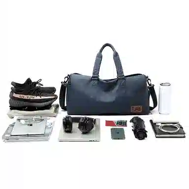 Lee Denim Blue Gym Bag