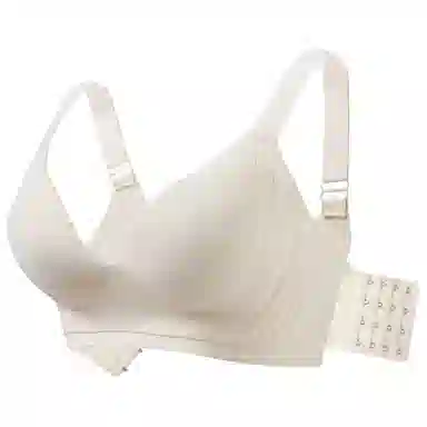 莫代尔 轻薄无痕无钢圈聚拢软承托显瘦柔软舒适无痕透气高侧收耐穿文胸 女款 组合装