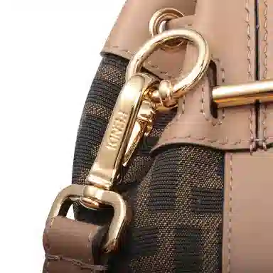 Fendi Mon Tresor Small Bucket Bag Brown