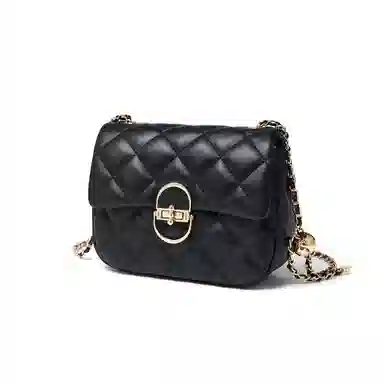 Red Dragonfly Quilted Leather Bag