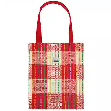 SUMAYZOY Rainbow Plaid Tote