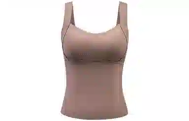 浪莎 纯色带胸垫无痕发热文胸