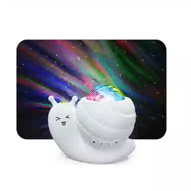 雄俊 蜗牛星云星空投影 氛围灯 蓝牙音箱北极光投影灯 智能玩具