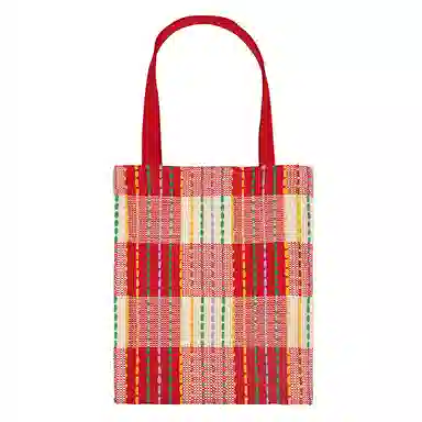 SUMAYZOY Rainbow Plaid Tote