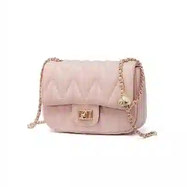 Red Dragonfly Quilted Leather Bag