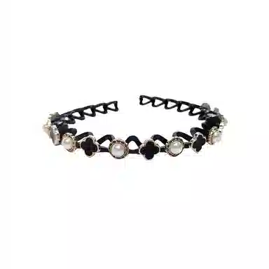 贯古今 夏天刘海懒人纹理感编发波浪碎发整理器发卡头箍 发箍 女款