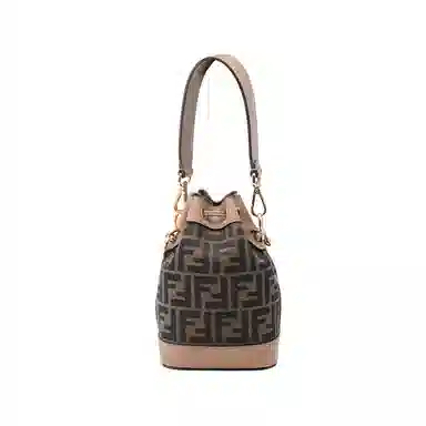 Fendi Mon Tresor Small Bucket Bag Brown