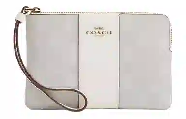 COACH Wristlet Corner Zip 16 Logo