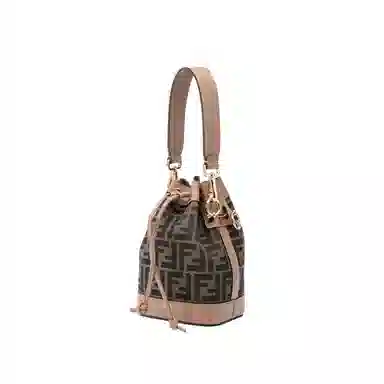 Fendi Mon Tresor Small Bucket Bag Brown