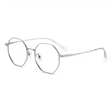 苍木优品 超轻近视防蓝光辐射多边形细框可配度数六边形 功能性眼镜 男女同款情侣款