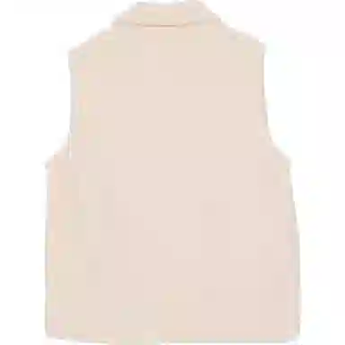 她池 纯色宽松简约加绒马甲 女款