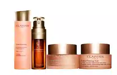 娇韵诗 黄金双萃焕颜弹力修护四件套装护肤套装 保湿滋润修护 四件套