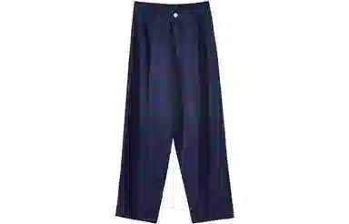 花栗鼠小姐 纯色休闲高腰牛仔裤 女款