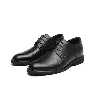 红蜻蜓 牛皮革 韩版系带正装皮鞋 舒适高级轻奢时尚 皮鞋 男款