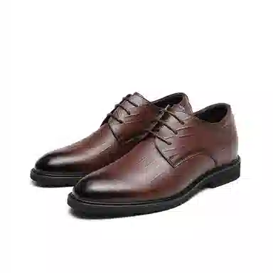 红蜻蜓 牛皮革 韩版系带正装皮鞋 舒适高级轻奢时尚 皮鞋 男款