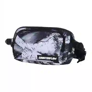 LiNing CF Series Waist Bag Black White
