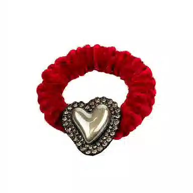 卡铂雅 红色潮流时尚潮流设计极简高级感港风气质休闲韩版 发圈 女款