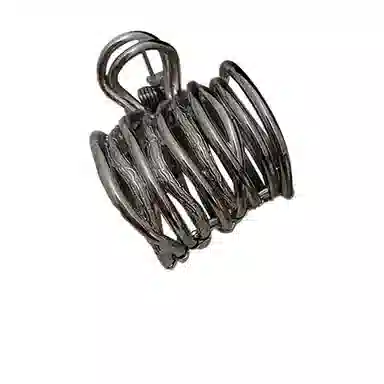 水中玉 拽酷少女金属高马尾抓夹高级感后脑勺夹子 发夹 女款