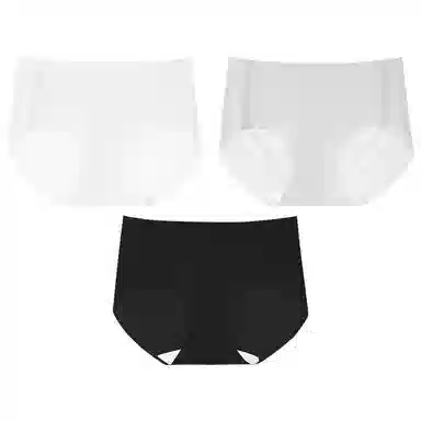 二三二三 无痕抗菌中腰薄款不夹臀隐形内裤 女款 组合装