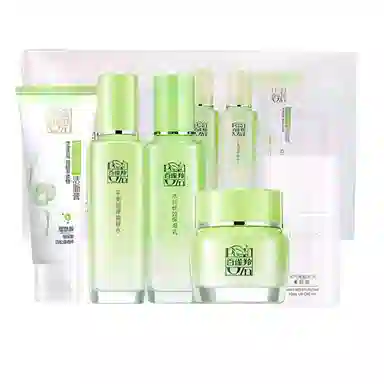 百雀羚 草本精萃焕颜惊喜护肤套装 保湿补水清洁