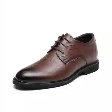 红蜻蜓 牛皮革 韩版系带正装皮鞋 舒适高级轻奢时尚 皮鞋 男款