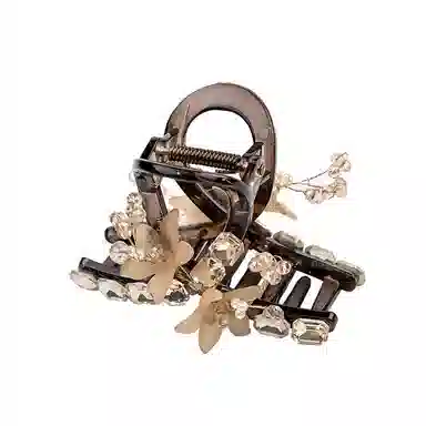 卡铂雅 咖色潮流潮流设计极简高级感港风气质 亚克力 发夹 女款