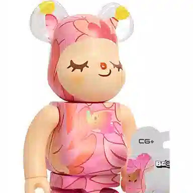 BERBRICK Greenie Elfie Sakura Pink Ver. 400100 7cm28cm