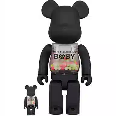 BE@RBRICK x MY FIRST B@BY Black Glow