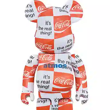 BE@RBRICK x Coca-Cola x atmos Checkerboard