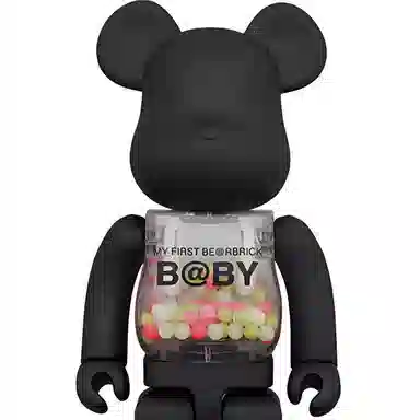BE@RBRICK x MY FIRST B@BY Black Glow
