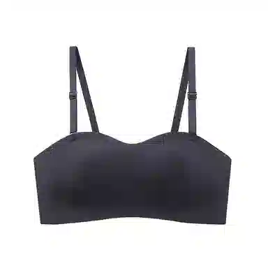 莫代尔 纯色简约抹胸吸湿排汗裸感舒适无痕轻薄透气防滑不闷汗软糯亲肤文胸 女款 组合装