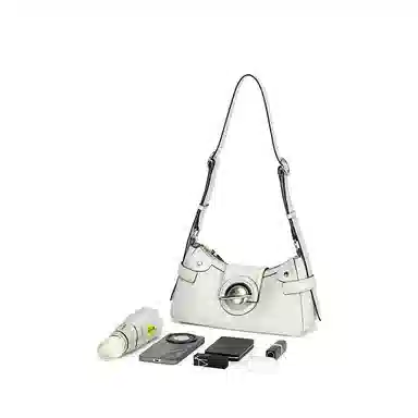 JELLYTOYBOY Soft Moon Bag White