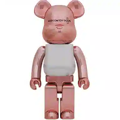 BERBRICK MEDICOM TOY PLUS PINK GOLD CHROME Ver. 1000